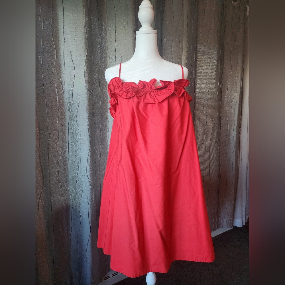 Lush A Line Red Mini Dress - L